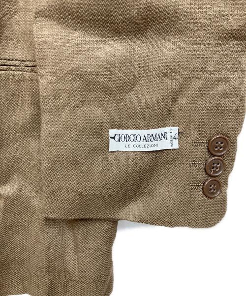 GIORGIO ARMANI（ジョルジョアルマーニ）GIORGIO ARMANI (ジョルジョアルマーニ) テーラードジャケット ベージュ サイズ:51の古着・服飾アイテム