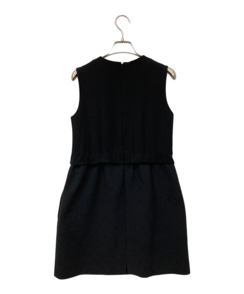 YOKO CHAN（ヨーコチャン）YOKO CHAN (ヨーコチャン) ノースリーブワンピース ブラック サイズ:36の古着・服飾アイテム