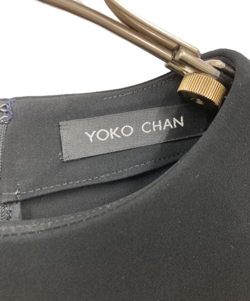 YOKO CHAN（ヨーコチャン）YOKO CHAN (ヨーコチャン) ノースリーブワンピース ブラック サイズ:36の古着・服飾アイテム