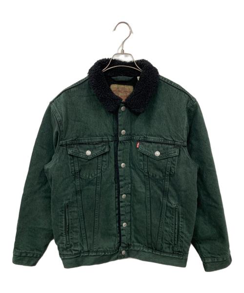 LEVI'S PReMIUM（リーバイス プレミアム）LEVI'S PReMIUM (リーバイス プレミアム) 裏ボアジャケット グリーン サイズ:Sの古着・服飾アイテム