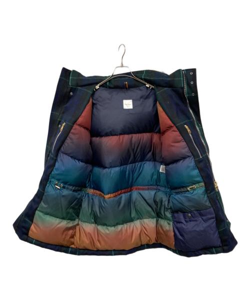 PAUL SMITH（ポールスミス）PAUL SMITH (ポールスミス) ブラックウォッチフーデッド ダウン カーキ サイズ:Mの古着・服飾アイテム