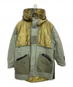 DIESELディーゼル）の古着「W-KOVIKミリタリーコート」｜グリーン