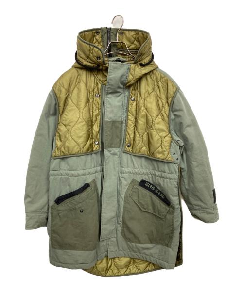 DIESEL（ディーゼル）DIESEL (ディーゼル) W-KOVIKミリタリーコート グリーン サイズ:Sの古着・服飾アイテム