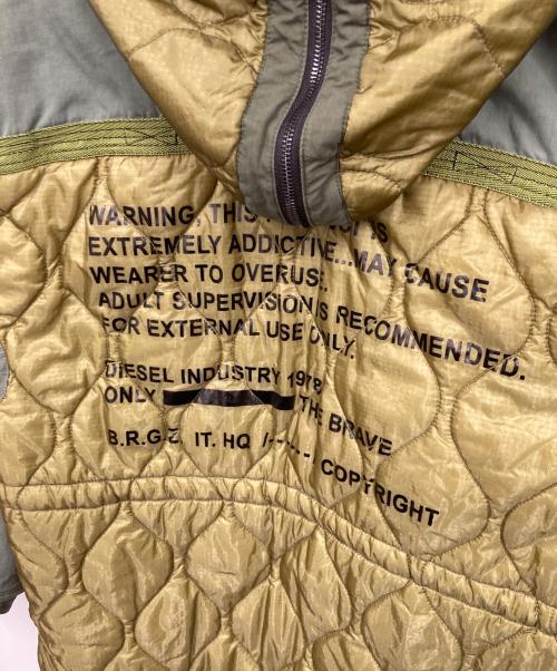 DIESEL（ディーゼル）DIESEL (ディーゼル) W-KOVIKミリタリーコート グリーン サイズ:Sの古着・服飾アイテム