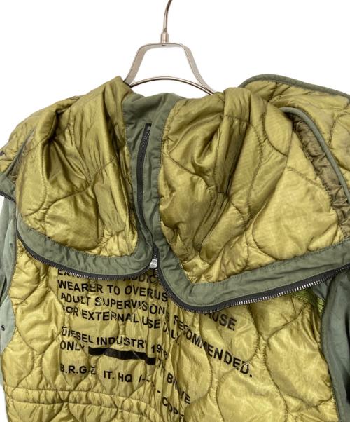 DIESEL（ディーゼル）DIESEL (ディーゼル) W-KOVIKミリタリーコート グリーン サイズ:Sの古着・服飾アイテム