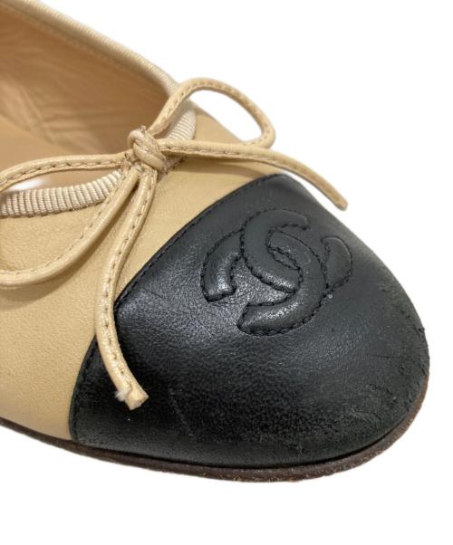 CHANEL（シャネル）CHANEL (シャネル) バレエシューズ ベージュ サイズ:35Cの古着・服飾アイテム