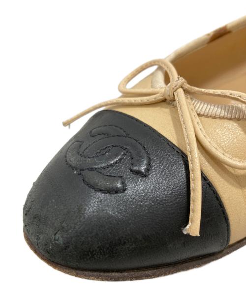 CHANEL（シャネル）CHANEL (シャネル) バレエシューズ ベージュ サイズ:35Cの古着・服飾アイテム