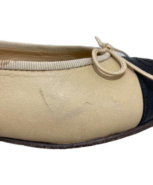 CHANEL（シャネル）CHANEL (シャネル) バレエシューズ ベージュ サイズ:35Cの古着・服飾アイテム