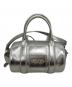 MARC JACOBS (マークジェイコブズ) THE METALIC LEATHER MINI DUFFLE BAG シルバー：8000円
