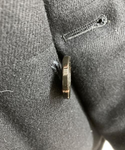 BLACK LABEL CRESTBRIDGE（ブラックレーベル クレストブリッジ）BLACK LABEL CRESTBRIDGE (ブラックレーベル クレストブリッジ) Pコート ブラック サイズ:Mの古着・服飾アイテム