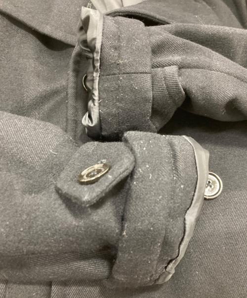 BLACK LABEL CRESTBRIDGE（ブラックレーベル クレストブリッジ）BLACK LABEL CRESTBRIDGE (ブラックレーベル クレストブリッジ) Pコート ブラック サイズ:Mの古着・服飾アイテム