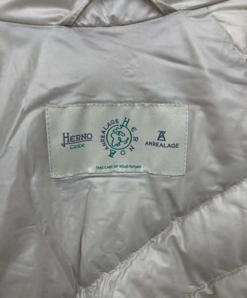 HERNO（ヘルノ）HERNO (ヘルノ) ANREALAGE (アンリアレイジ) ダウンジャケット ベージュ サイズ:Sの古着・服飾アイテム