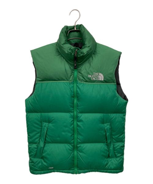 THE NORTH FACE（ザ ノース フェイス）THE NORTH FACE (ザ ノース フェイス) ヌプシダウンベスト グリーン サイズ:Sの古着・服飾アイテム