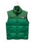 THE NORTH FACE（ザ ノース フェイス）の古着「ヌプシダウンベスト」｜グリーン