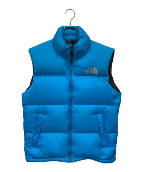 THE NORTH FACE（ザ ノース フェイス）THE NORTH FACE (ザ ノース フェイス) ヌプシダウンベスト スカイブルー サイズ:Sの古着・服飾アイテム