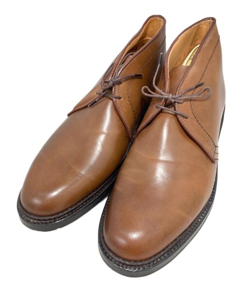 Alden（オールデン）Alden (オールデン) ウイスキーコードバンチャッカーブーツ ブラウン サイズ:７1/2E バリーラストの古着・服飾アイテム