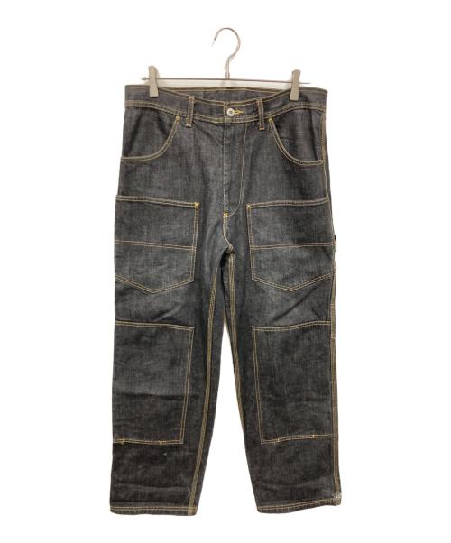 master-piece（マスターピース）master-piece (マスターピース) ダブルニーパンツ インディゴ サイズ:Mの古着・服飾アイテム