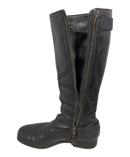 MIU MIU（ミュウミュウ）MIU MIU (ミュウミュウ) ロングブーツ ブラック サイズ:36の古着・服飾アイテム