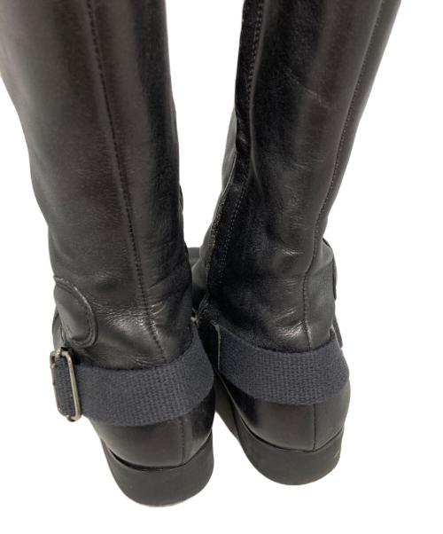 MIU MIU（ミュウミュウ）MIU MIU (ミュウミュウ) ロングブーツ ブラック サイズ:36の古着・服飾アイテム