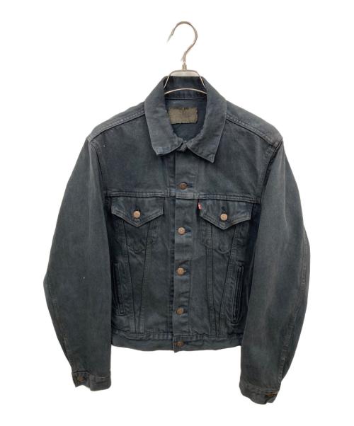 LEVI'S（リーバイス）LEVI'S (リーバイス) 後染めデニムジャケット ブラック サイズ:-の古着・服飾アイテム