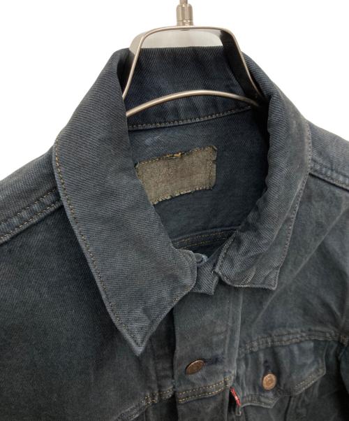 LEVI'S（リーバイス）LEVI'S (リーバイス) 後染めデニムジャケット ブラック サイズ:-の古着・服飾アイテム