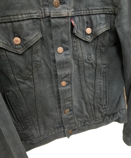 LEVI'S（リーバイス）LEVI'S (リーバイス) 後染めデニムジャケット ブラック サイズ:-の古着・服飾アイテム