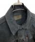 中古・古着 LEVI'S (リーバイス) 後染めデニムジャケット ブラック サイズ:-：13000円
