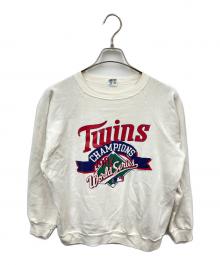 Champion（チャンピオン）の古着「80s ラグランスウェット」｜ホワイト