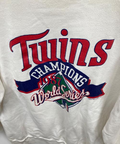 Champion（チャンピオン）Champion (チャンピオン) 80s ラグランスウェット ホワイト サイズ:XLの古着・服飾アイテム