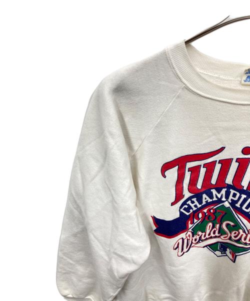 Champion（チャンピオン）Champion (チャンピオン) 80s ラグランスウェット ホワイト サイズ:XLの古着・服飾アイテム