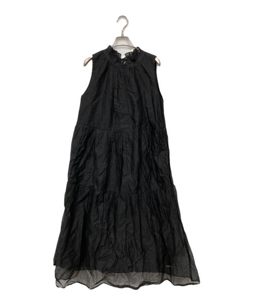 MARILYN MOON（マリリンムーン）MARILYN MOON (マリリンムーン) ノースリーブワンピース ブラック サイズ:F 未使用品の古着・服飾アイテム