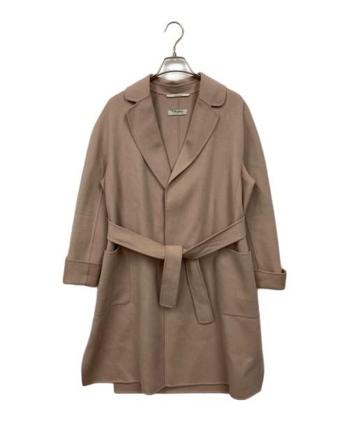 'S Max Mara（エスマックスマーラ）'S Max Mara (エスマックスマーラ) cucito a mano ウール アンゴラ混 ガウンコート ベージュ サイズ:40の古着・服飾アイテム