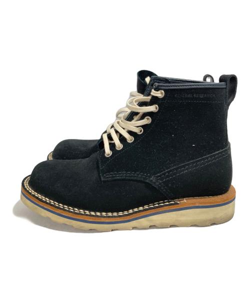 GENERAL RESEARCH（ジェネラルリサーチ）GENERAL RESEARCH (ジェネラルリサーチ) スウェードブーツ ブラック サイズ:25 1/2の古着・服飾アイテム