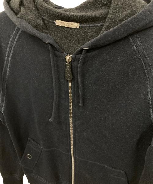 BOTTEGA VENETA（ボッテガベネタ）BOTTEGA VENETA (ボッテガベネタ) ジップパーカー ネイビー サイズ:46の古着・服飾アイテム