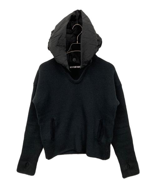 HYEIN SEO（ヘインソ）HYEIN SEO (ヘインソ) ドッキングニット ブラック サイズ:2の古着・服飾アイテム