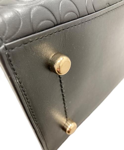 COACH（コーチ）COACH (コーチ) チャーリー シグネチャー ハンドバッグ ブラックの古着・服飾アイテム