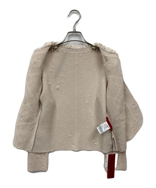 NOKO OHNO（ノコ オーノ）NOKO OHNO (ノコ オーノ) コサージュ付きブラウス ベージュ サイズ:42 未使用品の古着・服飾アイテム