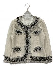 NOKO OHNO（ノコ オーノ）の古着「ノーカラージャケット」｜ベージュ