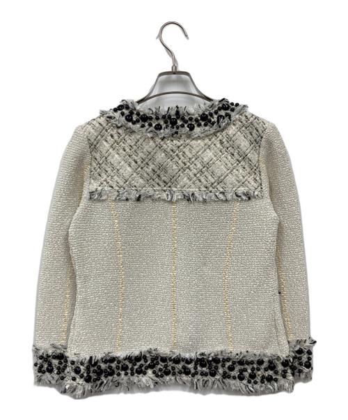 NOKO OHNO（ノコ オーノ）NOKO OHNO (ノコ オーノ) ノーカラージャケット ベージュ サイズ:40の古着・服飾アイテム