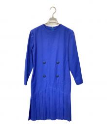 Christian Dior PRET-A-PORTER（クリスチャンディオールプレタポルテ）の古着「ワンピース」｜ブルー