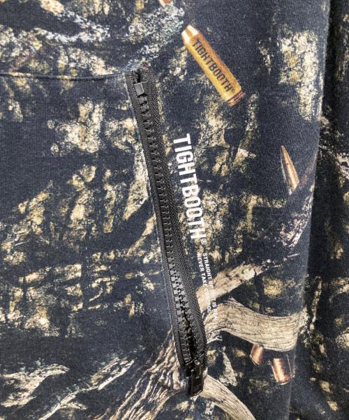 TIGHTBOOTH PRODUCTION（タイトブースプロダクション）TIGHTBOOTH PRODUCTION (タイトブースプロダクション) BULLET CAMO HOODIE ブラック サイズ:XLの古着・服飾アイテム