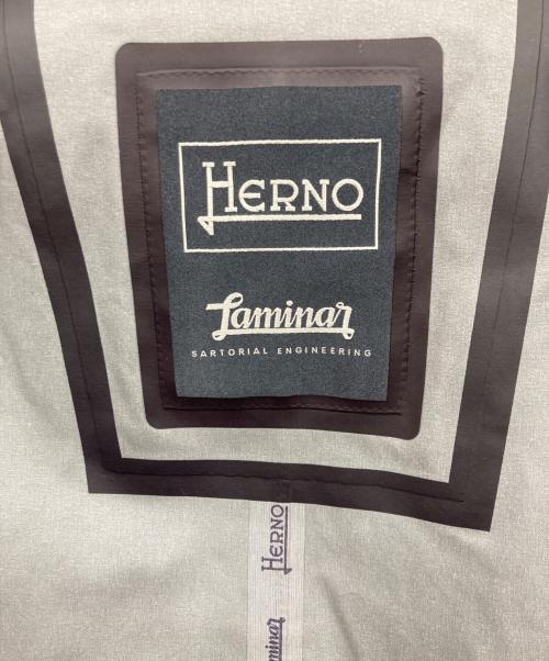 HERNO（ヘルノ）HERNO (ヘルノ) ラミナー ステンカラーコート ネイビー サイズ:48の古着・服飾アイテム