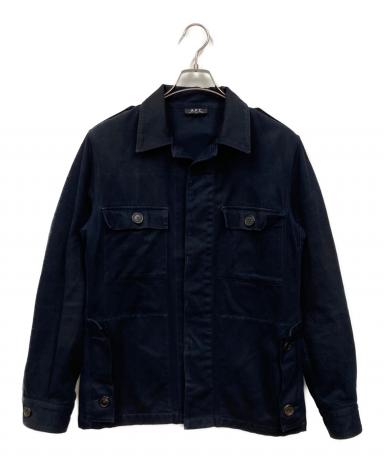 中古・古着通販】A.P.C. (アーペーセー) ジャケット ネイビー サイズ 中古・古着通販】A.P.C. (アーペーセー) ジャケット ネイビー サイズ