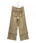 todo kotohayokozawa (トゥードゥー コトハヨコザワ) プリーツパンツ ベージュ サイズ:-：9000円