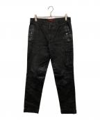 PRADAプラダ）の古着「コーティングデニムパンツ」｜ブラック