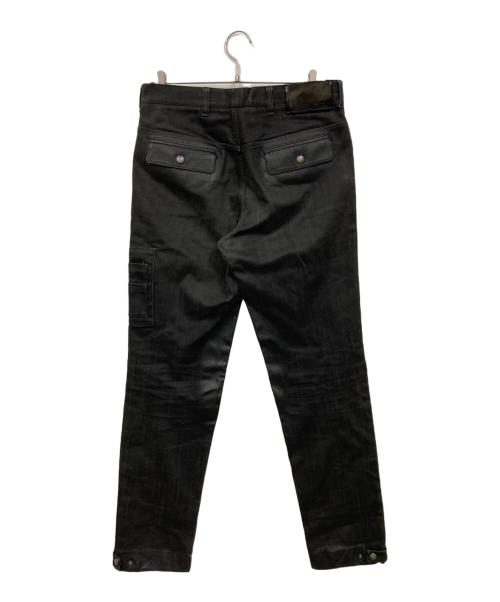 PRADA（プラダ）PRADA (プラダ) コーティングデニムパンツ ブラック サイズ:46の古着・服飾アイテム