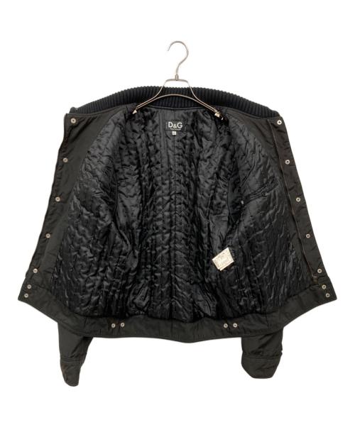 DOLCE & GABBANA（ドルチェ＆ガッバーナ）DOLCE & GABBANA (ドルチェ＆ガッバーナ) ブルゾン ブラック サイズ:Lの古着・服飾アイテム