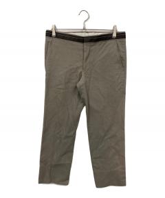 中古・古着通販】HERMES (エルメス) ストライプパンツ ネイビー サイズ