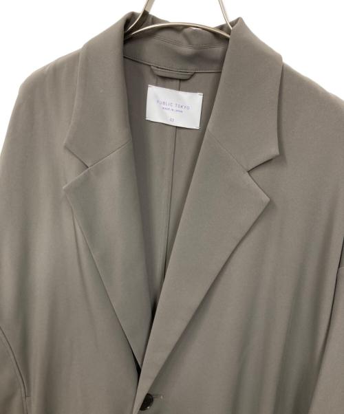 PUBLIC TOKYO（パブリックトウキョウ）PUBLIC TOKYO (パブリックトウキョウ) コート グレー サイズ:02の古着・服飾アイテム