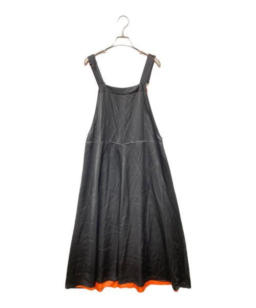 TEVALT（テバルト）TEVALT (テバルト) サロペット ブラック×オレンジ サイズ:38の古着・服飾アイテム